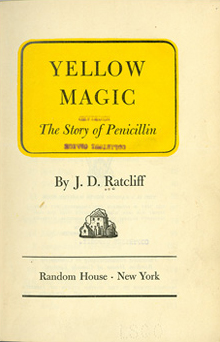 Title page of Yellow Magic featuring the title in a yellow rectangle.