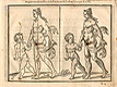 Proportion and measures of female and child figures viewed from the side, from Jehan Cousin’s Livre de pourtraiture, NLM Call no.: WZ 250 C8673L 1608.