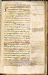 F. 13 recto from Manuscript E 12. A hand written manuscript page with annotations in the right margin.