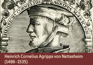 <a href='onlineactivities02.html'>2. Heinrich Cornelius Agrippa von Nettesheim (1486–1535)</a>
    <h3> </h3>
    <h4>Heinrich Cornelius Agrippa von Nettesheim, 1645</h4>
    <h5>Creator: Theodor de Bry
    <br>Courtesy National Library of Medicine<br /></h5>
    <p>Heinrich Cornelius Agrippa von Nettesheim was a German occultist who wrote about ancient magic and its practical uses in <em>De Occulta Philosophia</em>, published in 1533. Agrippa believed that magic could benefit humanity if used respectfully and unselfishly.</p>