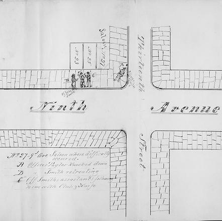 Sketch, Case of Thomas Fitzpatrick, Coroner's Inquest