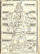 Human figure with the parts of the body identified with signs of the zodiac.