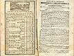 Free Almanack for the Year 1843 open to show two pages. The left page shows the almanac for December 1843 while the right page is an advertisement for Bristol's Sarsaparilla.