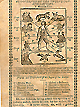 A page from The New York Farmer's Almanac showing the anatomy of man's bod as governed by the twleve constellations.
