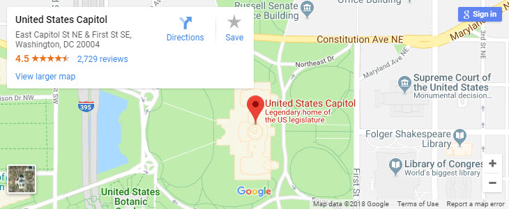 Directions to the United States Capitol