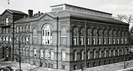 The old red brick building that housed NLM.