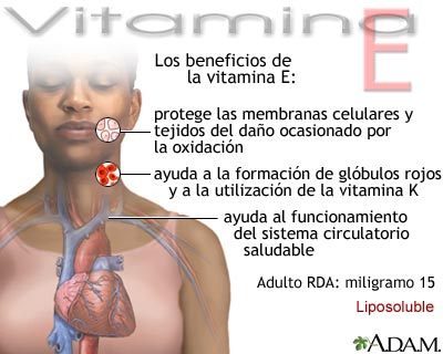 Beneficios de la vitamina E