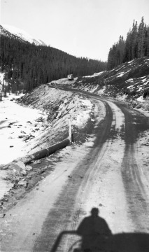 Alaska Highway During Construction