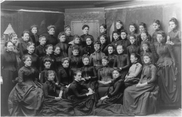 Photograph of women physicians, including La Flesche
