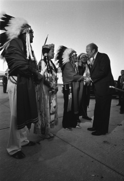 President Gerald Ford at Native American Awareness Week