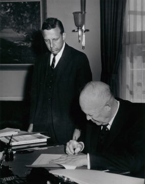 President Eisenhower Signs Hawai‘i Statehood Bill