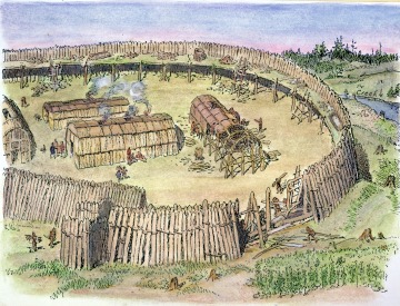 Iroquois Village, ca. AD 1500