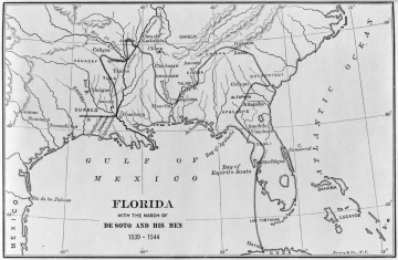 Florida with the March of de Soto and his Men, 1539-1544, Bormay & Co., N.Y.