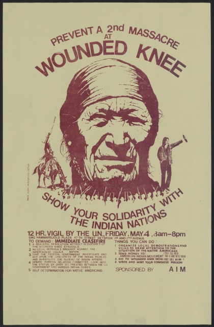 American Indian Movement occupies Wounded Knee - Timeline - Native Voices