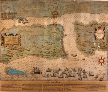 Saint Augustine Map, 1589