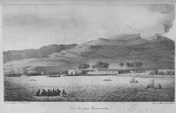 View of the Port of Honolulu, 1816-1817