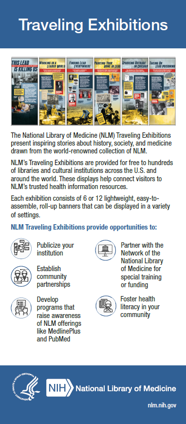 NLM Traveling Exhibitions capability brochure