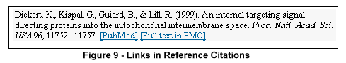 Links in reference citations