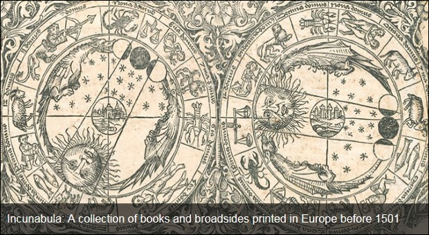 screen shot of an item from the Incunabula collection