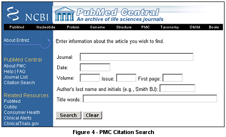 PMC Citation Search