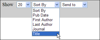 title sort preview