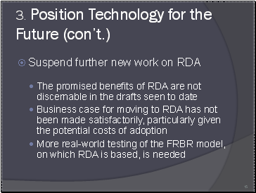 Position Technology for the Future