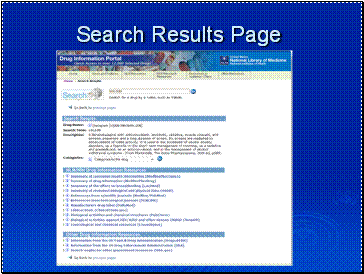 Search Results Page