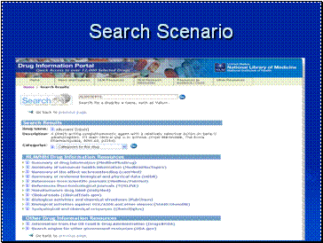 Search Scenario