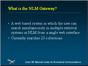What is the NLM Gateway?