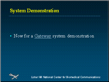 System Demonstration