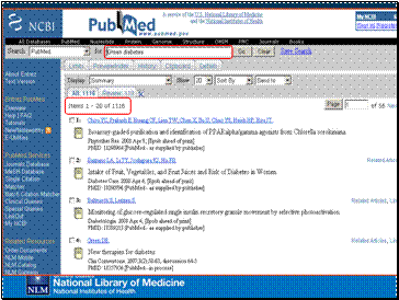 PubMed screenshot