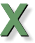 drop cap letter for x