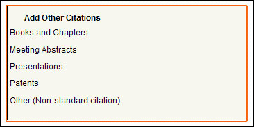 Search filters for My Bibliography.