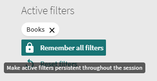Remember all filters