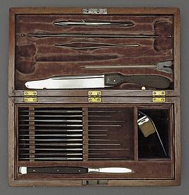 Autopsy kit used in President Abraham Lincoln's autopsy, April 15, 1865