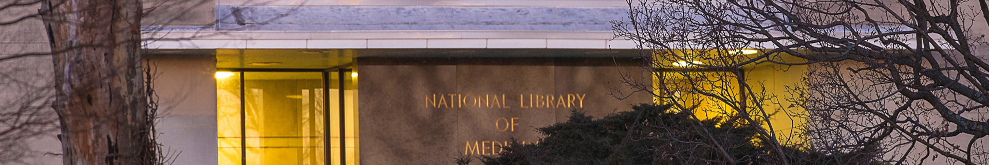 cropped image of the NLM building