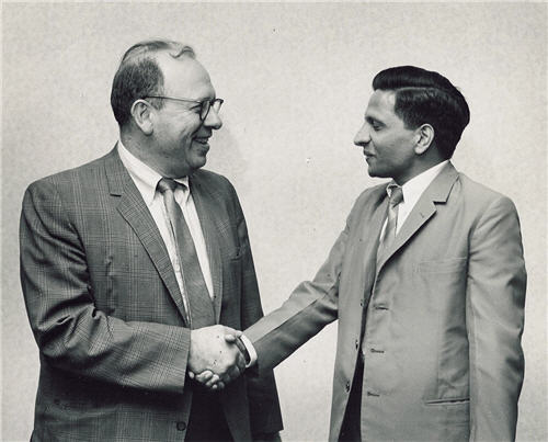 1968-69 Dr. Joseph Leiter and Mahesh Bhatt