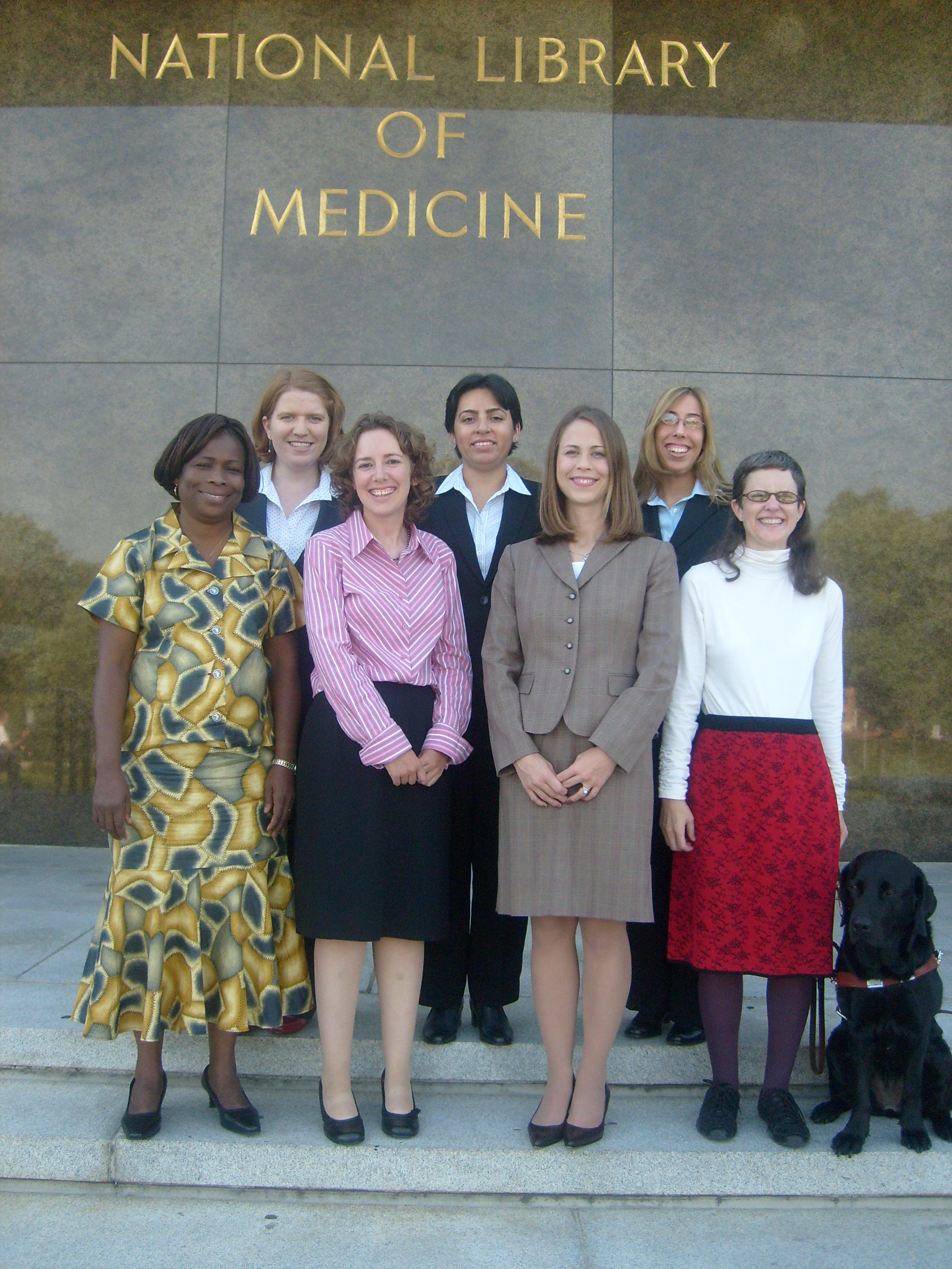 Photo of the 2007-2008 NLM Associate Fellows