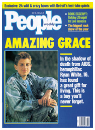 Ryan White on cover of People Magazine