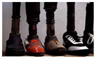 Prosthetic legs with shoes