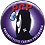 A purple button with an illustrated image of a upright tire with a white bandage on front and a hole in the back letter out air in the back. In red lettering at the top is the word PCP. At the bottom in white lettering are the words Pneumocystic Carinii Pneumonia.