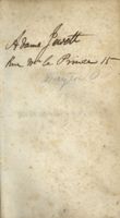 Blank page with handwritten inscription in ink as follows: Adams Jewett Rue Wm le Prince 15. Handwriting in pencil as follows: Dayton O.