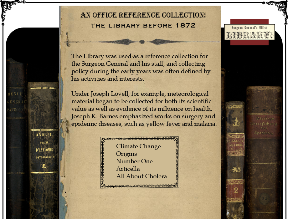 An Office Reference Collection homepage