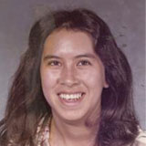 Lori Arviso Alvord in High School, ca. 1975