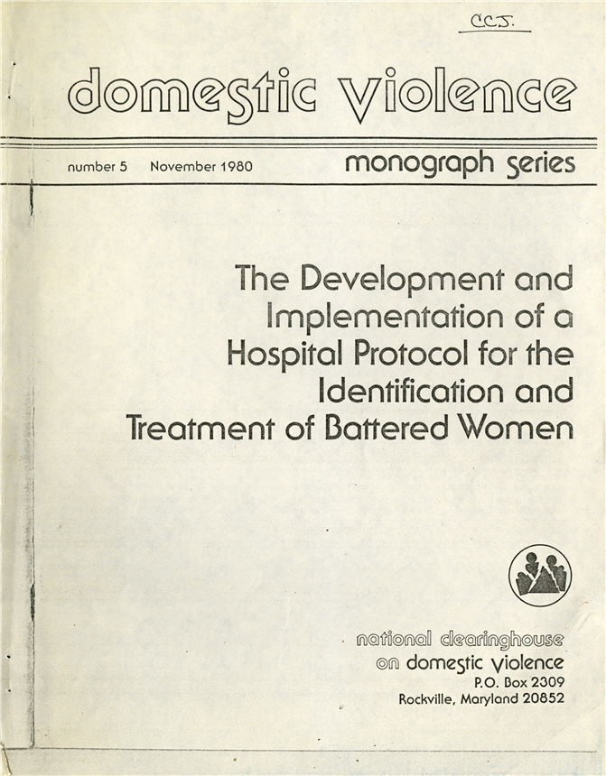 Monograph cover page with title and author information.