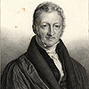Portrait of Thomas Malthus, engraved by M. Fournier. Image B018589 in the Images from the History Medicine (IHM) collection.