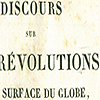 Title page of Cuvier’s Discours sur les révolutions.