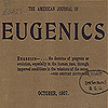 Cover from The American Journal of Eugenics, October 1907.
