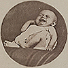 Six images of crying infants and toddlers,  from Darwin’s The expression of the emotions.