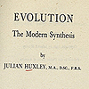 Title page from Huxley’s Evolution, the modern synthesis.
